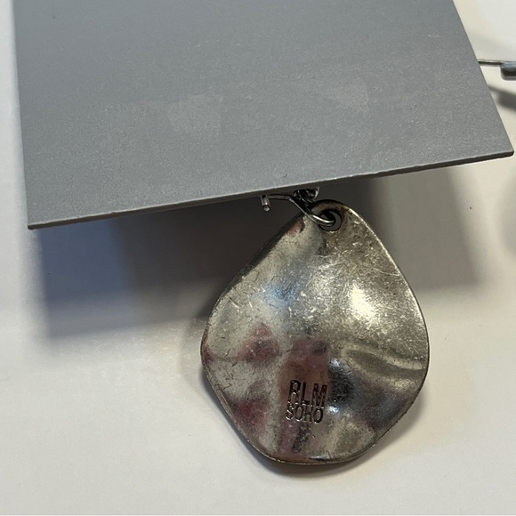 RLM Soho Abalone Silver Shepherd Hook Drop Earrings - Picture 8 of 8